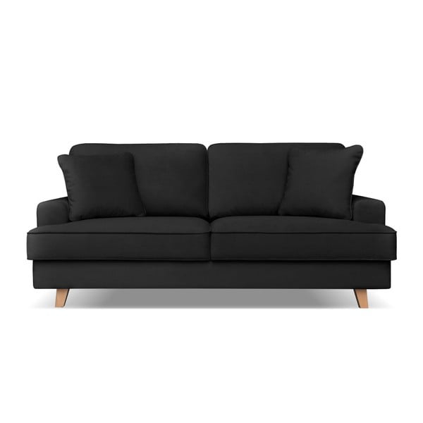 Canapea cu 3 locuri Cosmopolitan design Madrid, negru