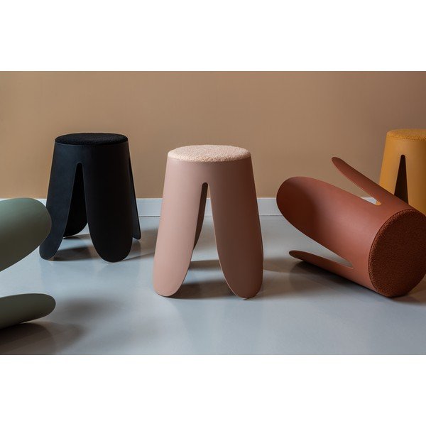 Scaun roșu deschis din plastic Savor   – Leitmotiv-image-1