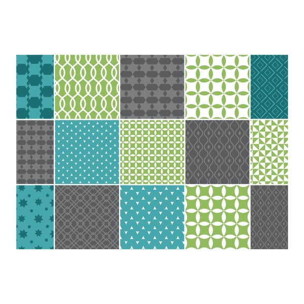 Set 15 autocolante Ambiance Sofia, 15 x 15 cm-image-2