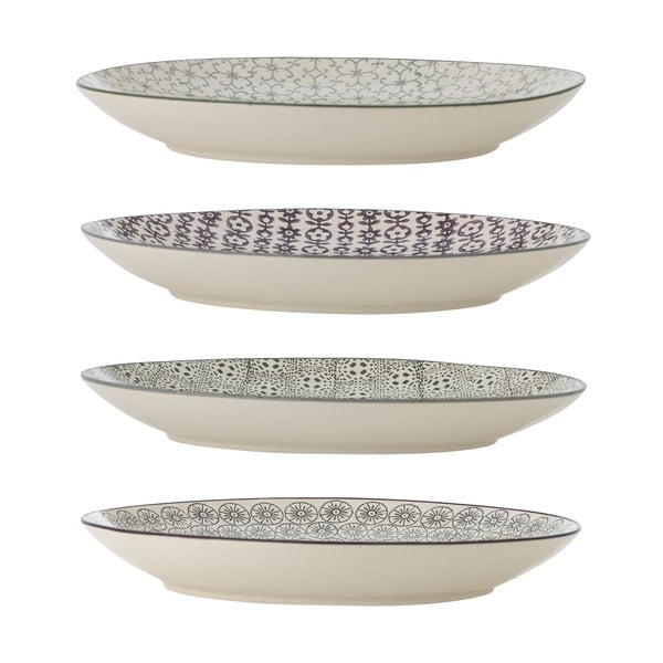 Set de 4 farfurii din gresie ceramică Bloomingville Karine, ø 25 cm-image-3