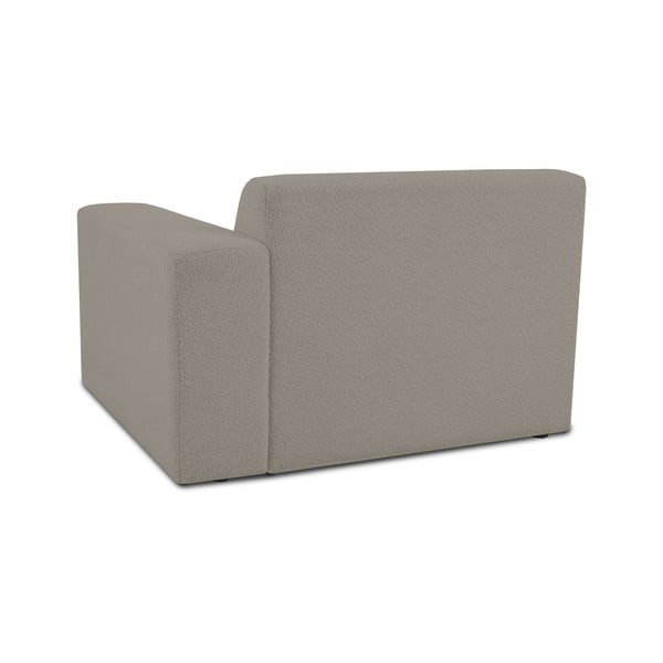 Modul pentru canapea maro deschis cu tapițerie din stofă bouclé (cu colț pe partea dreaptă) Roxy – Scandic-image-2