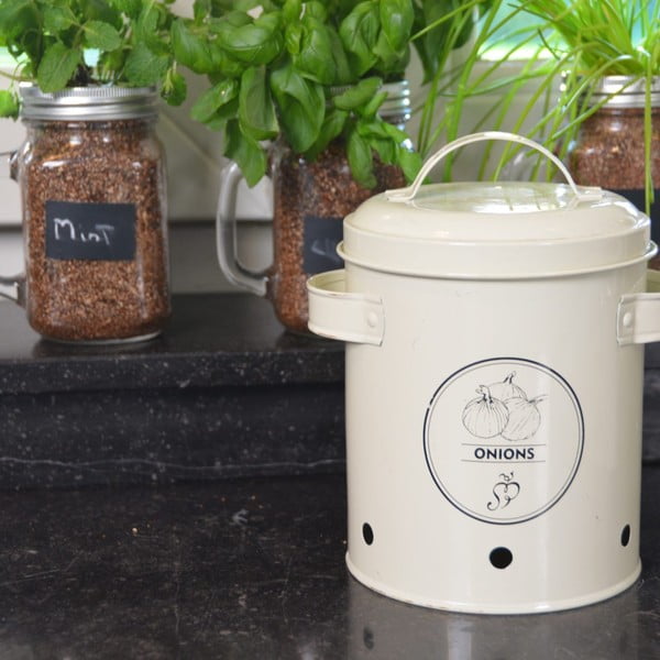 Recipient din oțel pentru ceapă și usturoi – Esschert Design-image-1