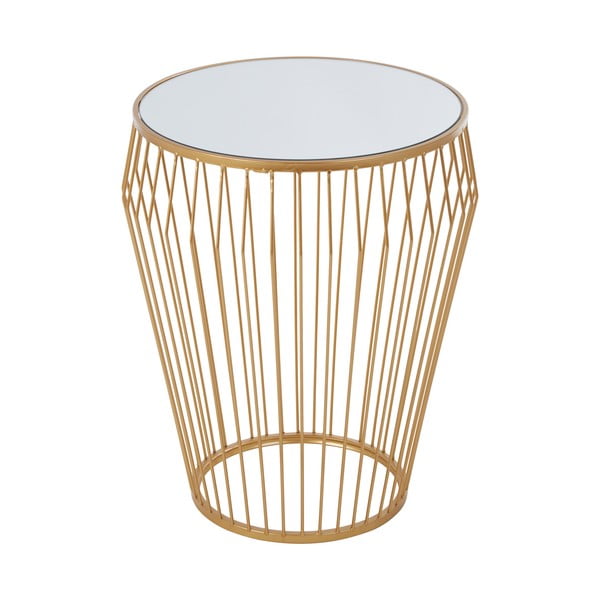 Măsuță auxiliară rotundă cu blat din sticlă ø 45 cm Avantis – Premier Housewares-image-1