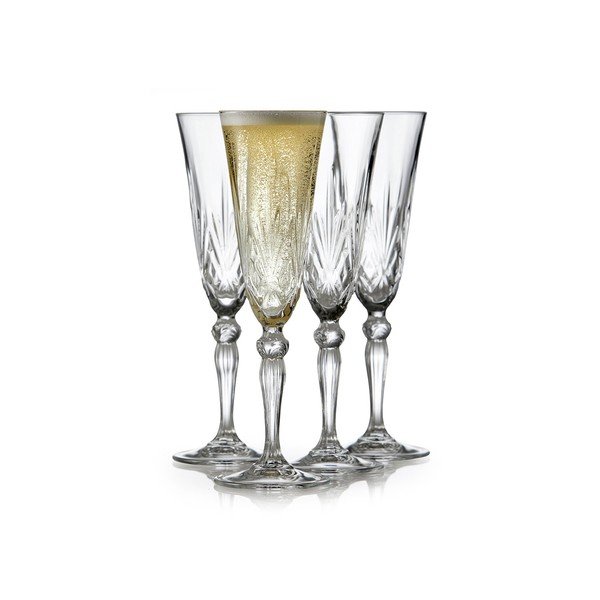 Set de pahare 4 buc. de șampanie 160 ml Melodia – Lyngby Glas-image-4