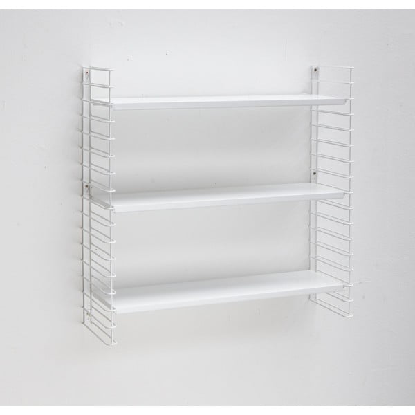 Etajeră cu 3 rafturi Metaltex Libro, alb-image-1