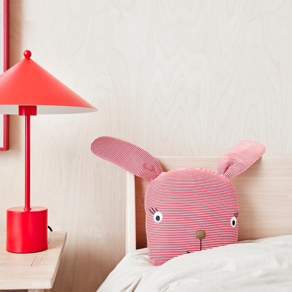 Veioză roșie din metal (înălțime 50 cm) Kasa – OYOY Living Design-image-1