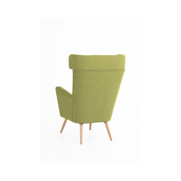 Fotoliu cu spătar înalt Max Winzer Hajo, verde-image-3