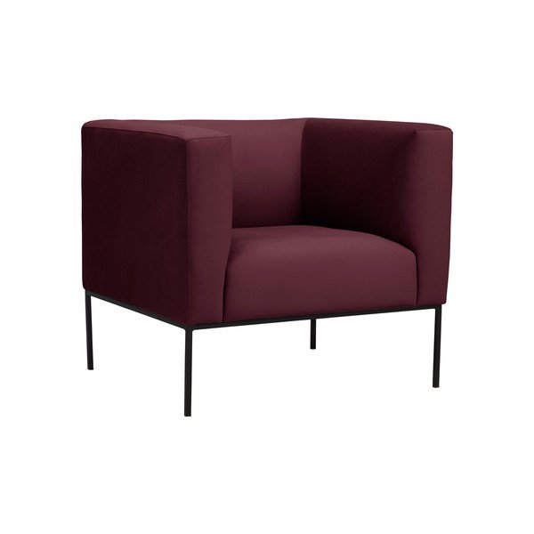 Fotoliu Windsor & Co Sofas Neptune, roşu bordeaux-image-1
