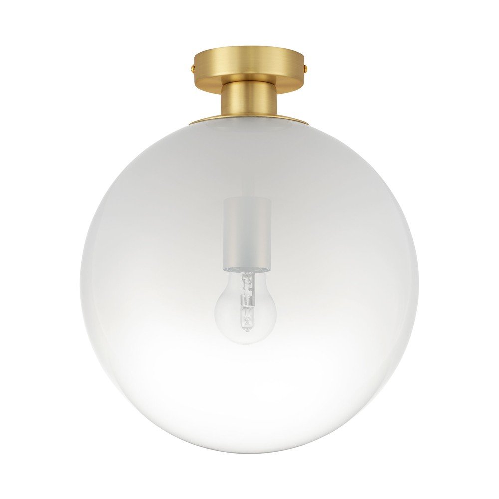 Plafoniera alba/aurie din sticla Vita – Nova Luce