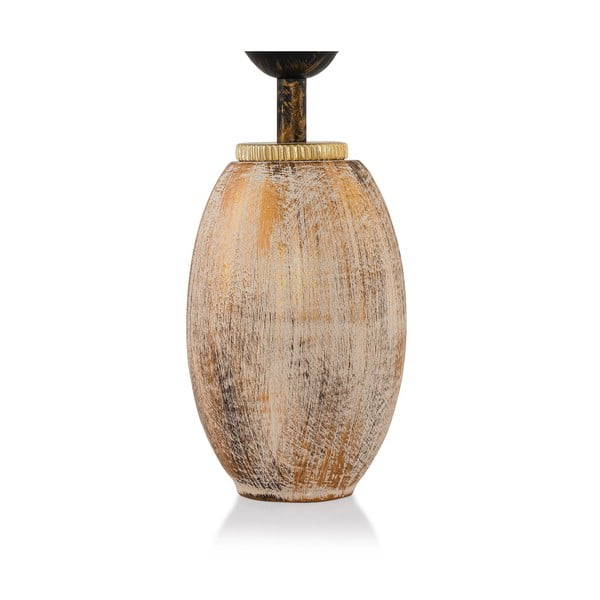 Veioză crem/aurie cu abajur textil (înălțime 50 cm) Yakamoz – Opviq lights-image-3