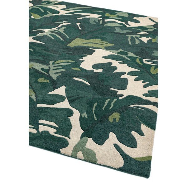 Covor verde închis handmade din lână 160x230 cm Matrix – Asiatic Carpets-image-4