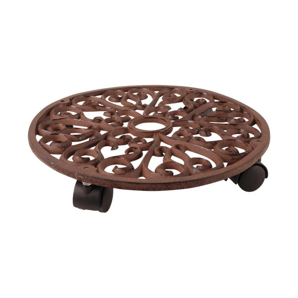 Bază mobilă pentru ghiveci din metal ø 34,5 cm Ornament – Esschert Design-image-3
