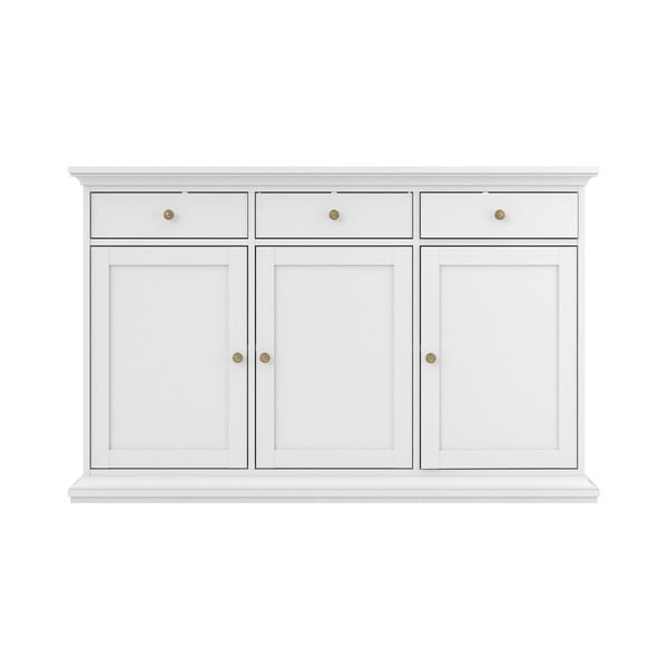 Comodă albă joasă 144x92 cm Paris – Tvilum