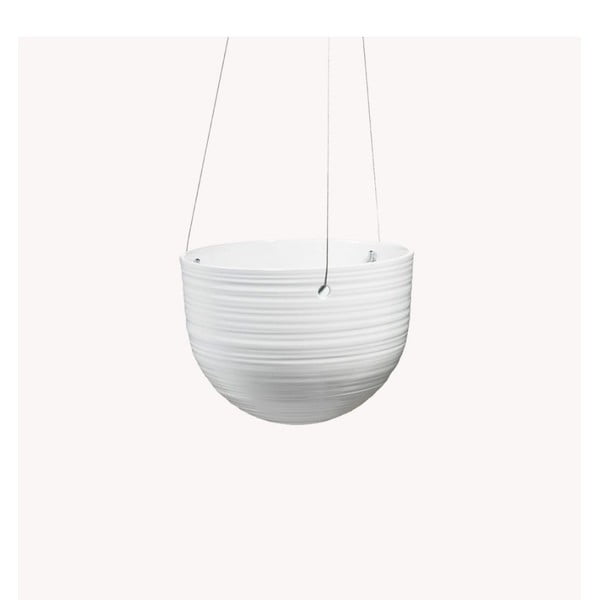 Ghiveci suspendat din ceramică Big pots Bergamo, ø 18 cm, alb