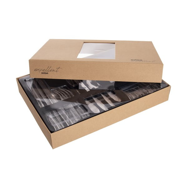 Tacâmuri argintii din oțel inoxidabil 24 buc. Satin – Orion-image-3