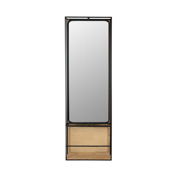 Oglindă de perete cu raft 53x165 cm Langres – Dutchbone