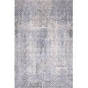 Covor albastru deschis din lână 133x180 cm Strokes – Agnella