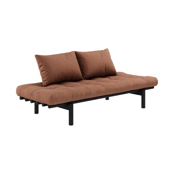Canapea portocalie/maro 200 cm Pace - Karup Design-image-3