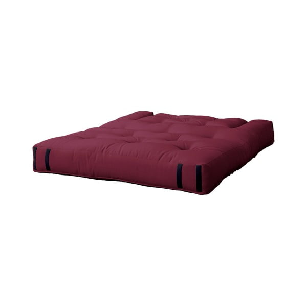 Canapea roșie extensibilă 140 cm Hippo - Karup Design-image-1