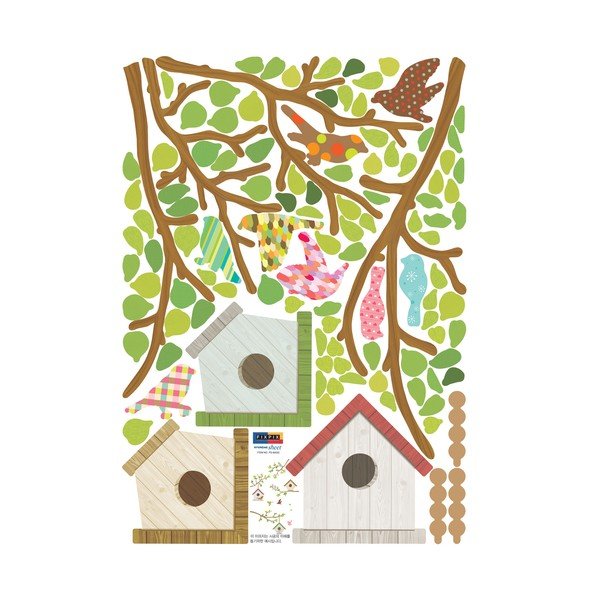 Autocolant Ambiance Sticks And Birds-image-4