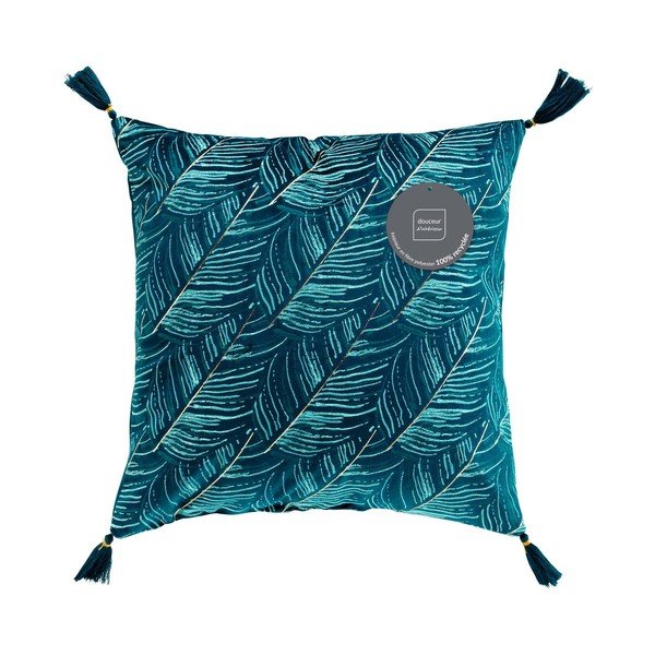 Pernă decorativă din catifea 40x40 cm Palmina – douceur d'intérieur-image-3