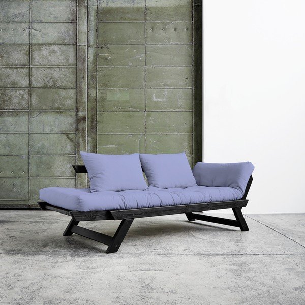 Canapea extensibilă Karup Bebop Black/Blue Breeze-image-1