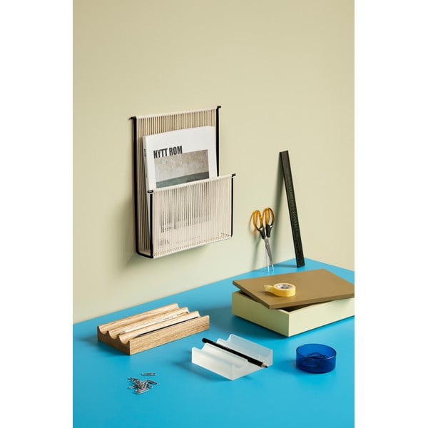 Organizator de birou  din lemn Wave – Hübsch-image-1