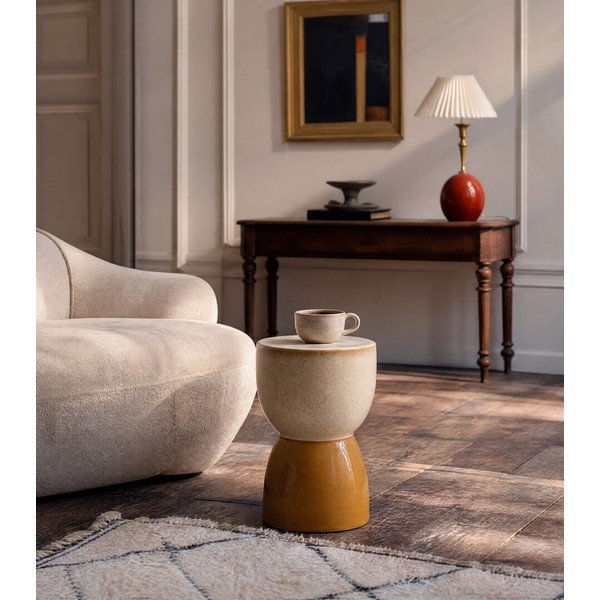 Măsuță auxiliară rotundă din ceramică ø 28,5 cm Finca – Light & Living-image-1