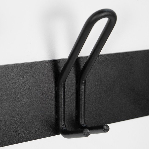 Cuier de perete negru din oțel 100 cm Miles – Spinder Design-image-3