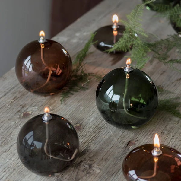 Lampă cu ulei din sticlă (înălțime 10 cm) Aura – Mette Ditmer Denmark-image-1