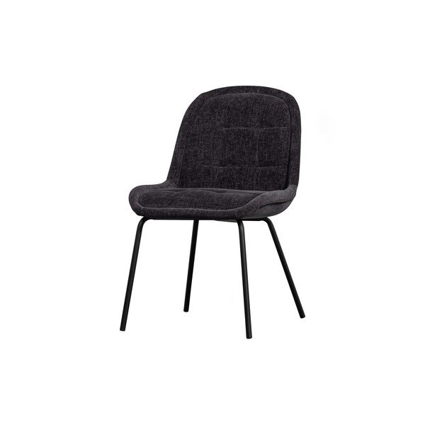 Scaune de dining gri-închis din catifea 2 buc.  Crate – BePureHome-image-1