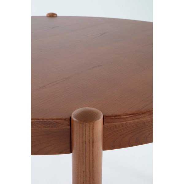 Masă de dining rotundă din lemn de ulm ø 120 cm Nattavaara – Jotex-image-4