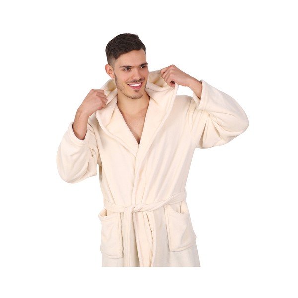 Halat baie unisex DecoKing Robby, mărime M, bej deschis-image-4