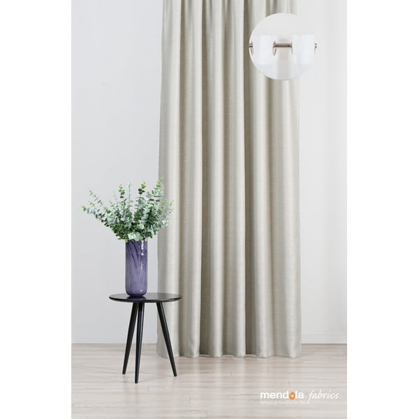 Draperie bej 140x260 cm Teorema – Mendola Fabrics-image-2