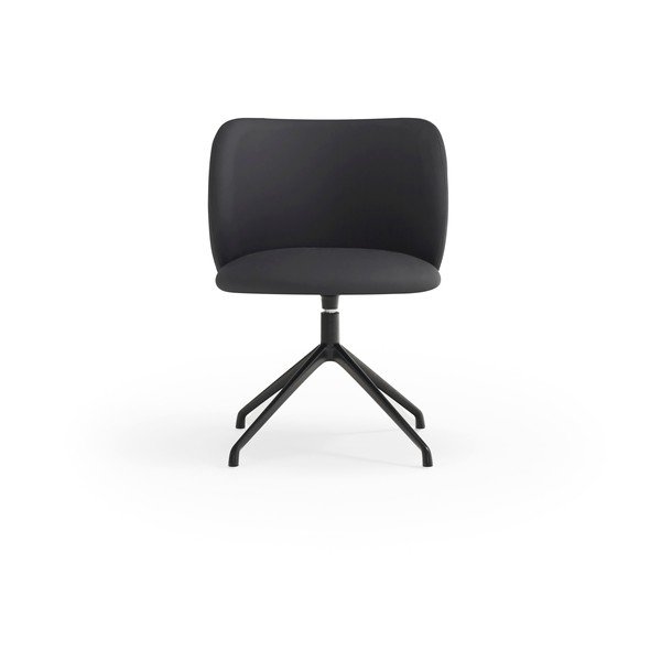 Scaun de sufragerie negru tapițat Mogi – Teulat-image-2