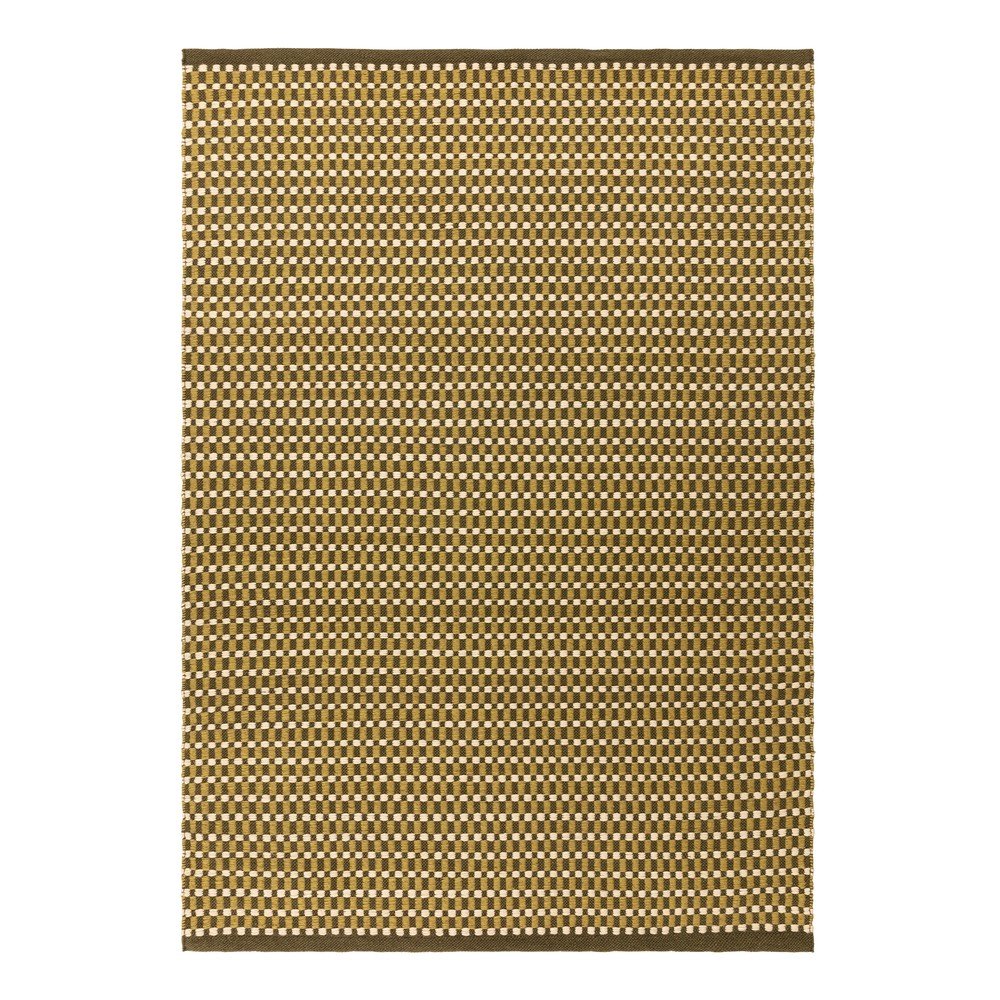 Covor kaki țesut manual din amestesc de lână 160x230 cm Ember – MADE