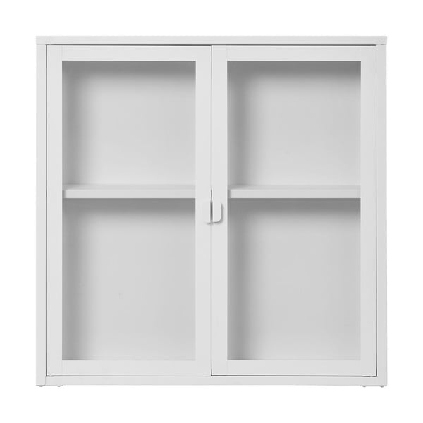 Vitrină albă din metal suspendată 80x80 cm Brisbane – House Nordic