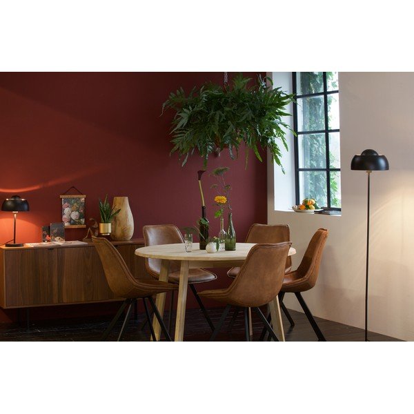 Masă din lemn de stejar WOOOD Disc, Ø 120 cm-image-1