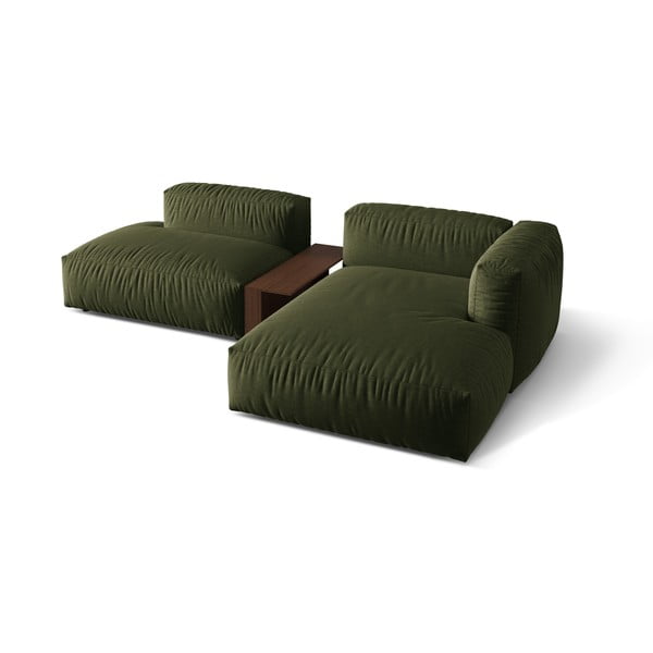 Colțar modular verde (cu colț pe partea dreaptă) Martina – Micadoni Home-image-2