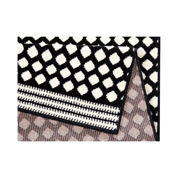 Covor Zala Living Spot, 70 x 140 cm, negru-alb-image-2