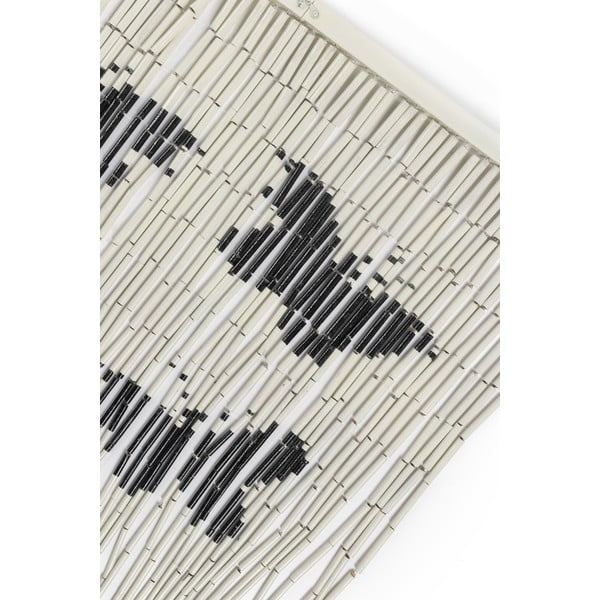 Perdea de ușă din bambus  neagră/gri 200x90 cm Cat and Butterfly - Maximex-image-1