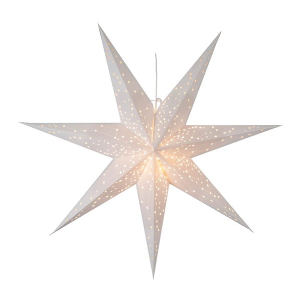 Stea luminoasă din hârtie Best Season Galaxy White, 100 cm, alb
