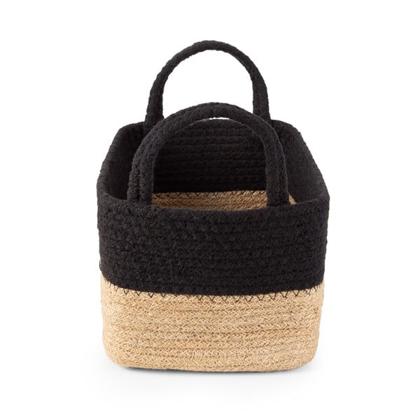Coș de depozitare din iută și bumbac Compactor Basic, 24 x 15 cm-image-2