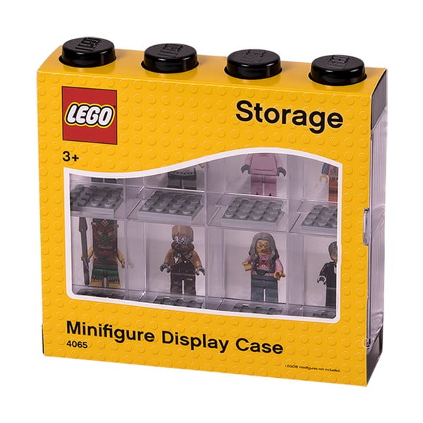 Cutie pentru 8 minifigurine LEGO®, alb - negru-image-2
