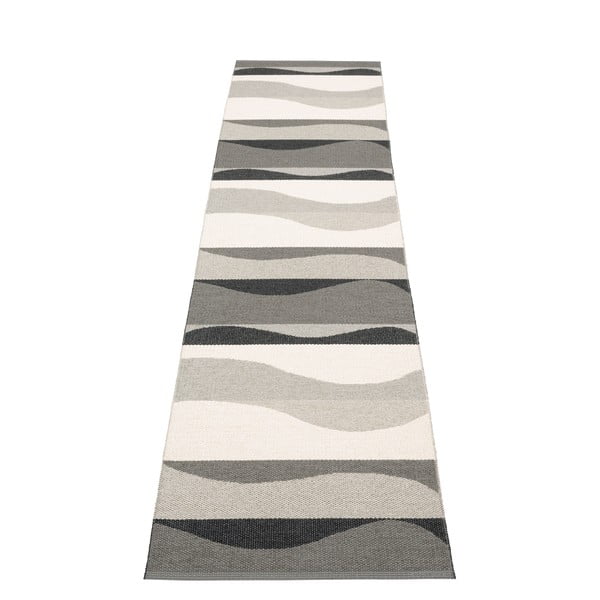 Covor tip traversă pentru interior și exterior gri 70x300 cm Urvi Metal – Pappelina-image-2