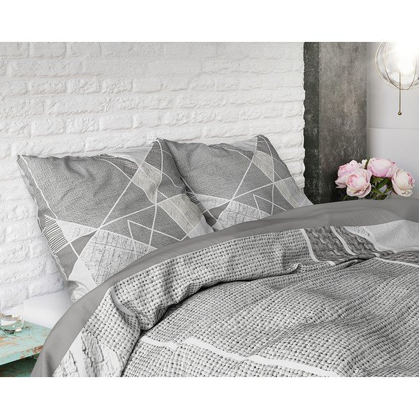 Lenjerie din bumbac pentru pat dublu Pure Cotton Furtrix, 200 x 200/220 cm-image-1