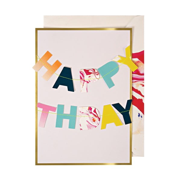 Felicitare Marble Birthday – Meri Meri-image-2
