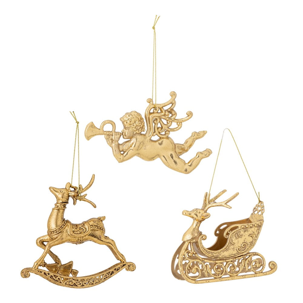 Ornamente de Crăciun 3 buc. 10 cm Anisa – Bloomingville