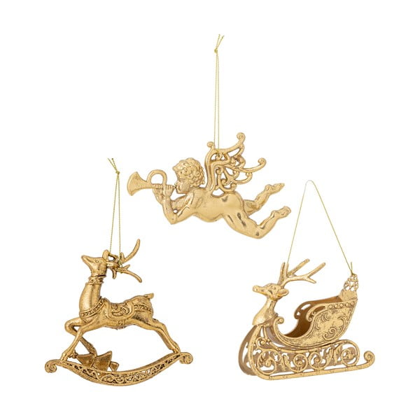 Ornamente de Crăciun 3 buc. 10 cm Anisa – Bloomingville