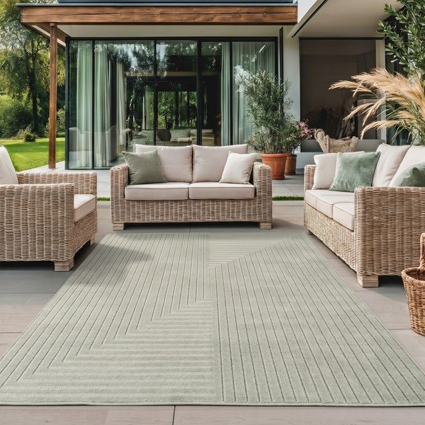 Covor pentru exterior și interior verde 240x340 cm Nova 1202 – Ayyildiz Carpets-image-1